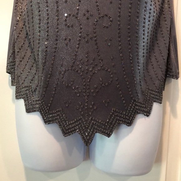 NWOT COLLECTION DB FANCY TOP, MEDIUM - Picture 3 of 7